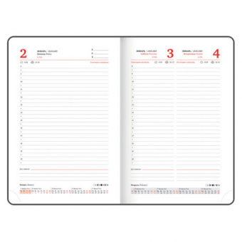 Ежедневник датированный 2026 А5 138×213 мм, BRAUBERG «Vista», под кожу твердый, «Tenderness»