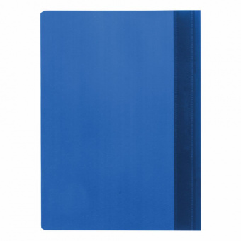 Скоросшиватель пластиковый STAFF, А4, 100/120 мкм, синий