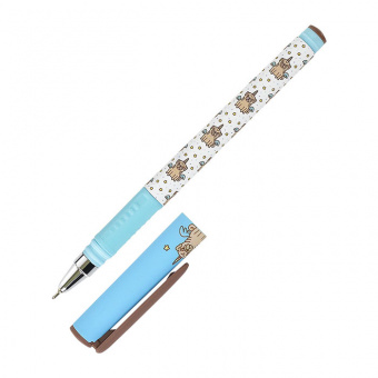 Ручка шариковая масляная LOREX «Illegally Cute. Pug-Unicorn», серия Double Soft, 0,7 мм, стержень синий