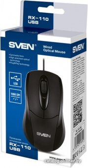 Мышь Sven RX-110 USB Black