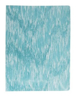 Папка на резинке Бюрократ Melange MLPR07AZURE A4 пластик кор.30мм 0,7мм, бирюзовый