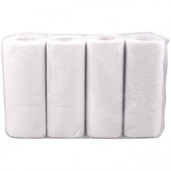 Полотенца бумажные Veiro «Professional Comfort», 2-х слойные, 4 шт, белые