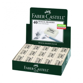 Ластик «Faber-Castel»l, белый, натуральный каучук