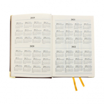 Ежедневник недатированный Канц-Эксмо «STATUS», А5, 152 листа, искусственная кожа, бордовый