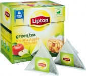 Чай зеленый LIPTON «Green Apple Strudel», 20 пирамидок