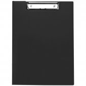 Папка-планшет OfficeSpace с верхним прижимом, А4, пластик, черная