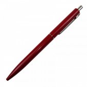 Ручка шариковая автоматическая Luxor CRUX красный корпус, стержень синий