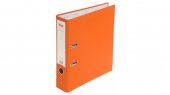 Папка-регистратор А4 75мм ПВХ  с метал. уголком, оранжевая Class