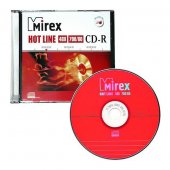 Диск CD-R Mirex HOTLINE 48х 700МБ (UL 120050A8S)