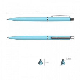 Ручка шариковая автоматическая ErichKrause Smart Pastel синий 0,7 мм круглый корпус