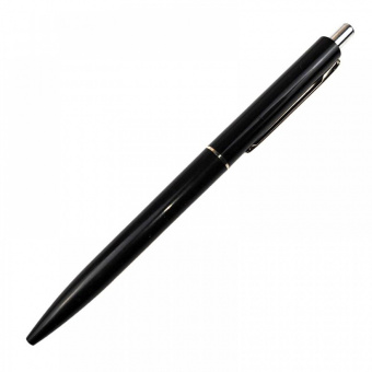 Ручка шариковая автоматическая Luxor CRUX черный корпус, стержень синий