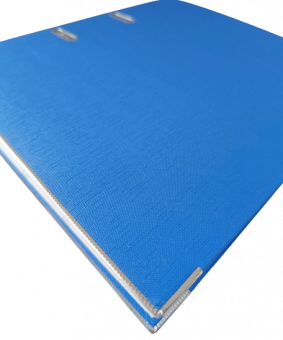 Папка-регистратор А4 50мм синяя COLORBOX с металлической окантовкой, ПВХ, ЭКО