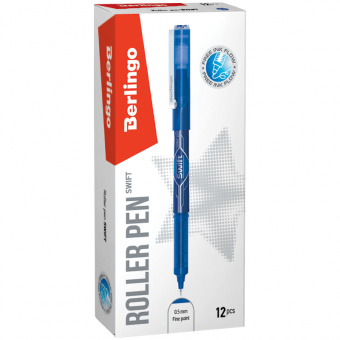Ручка-роллер Berlingo "Swift", синяя, 0,5мм, чернила на водной основе