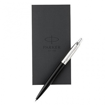 Набор Parker «Jotter Bond Street BLK»: ручка шариковая и блокнот