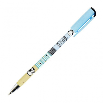 Ручка масляная LOREX «Illegally Cute. Pinguin», серия Slim Soft, 0,5 мм, стержень синий