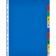 Разделитель пластиковый для папок Attache Selection "MAXI", А4, 10 цветов