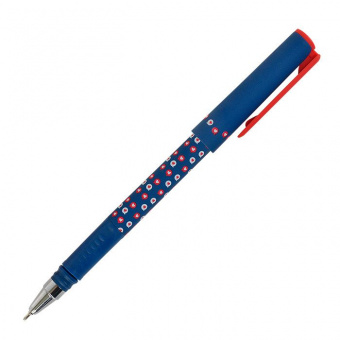 Ручка шариковая масляная LOREX «Elegance. Socials», серия Double Soft, 0,7 мм, стержень синий